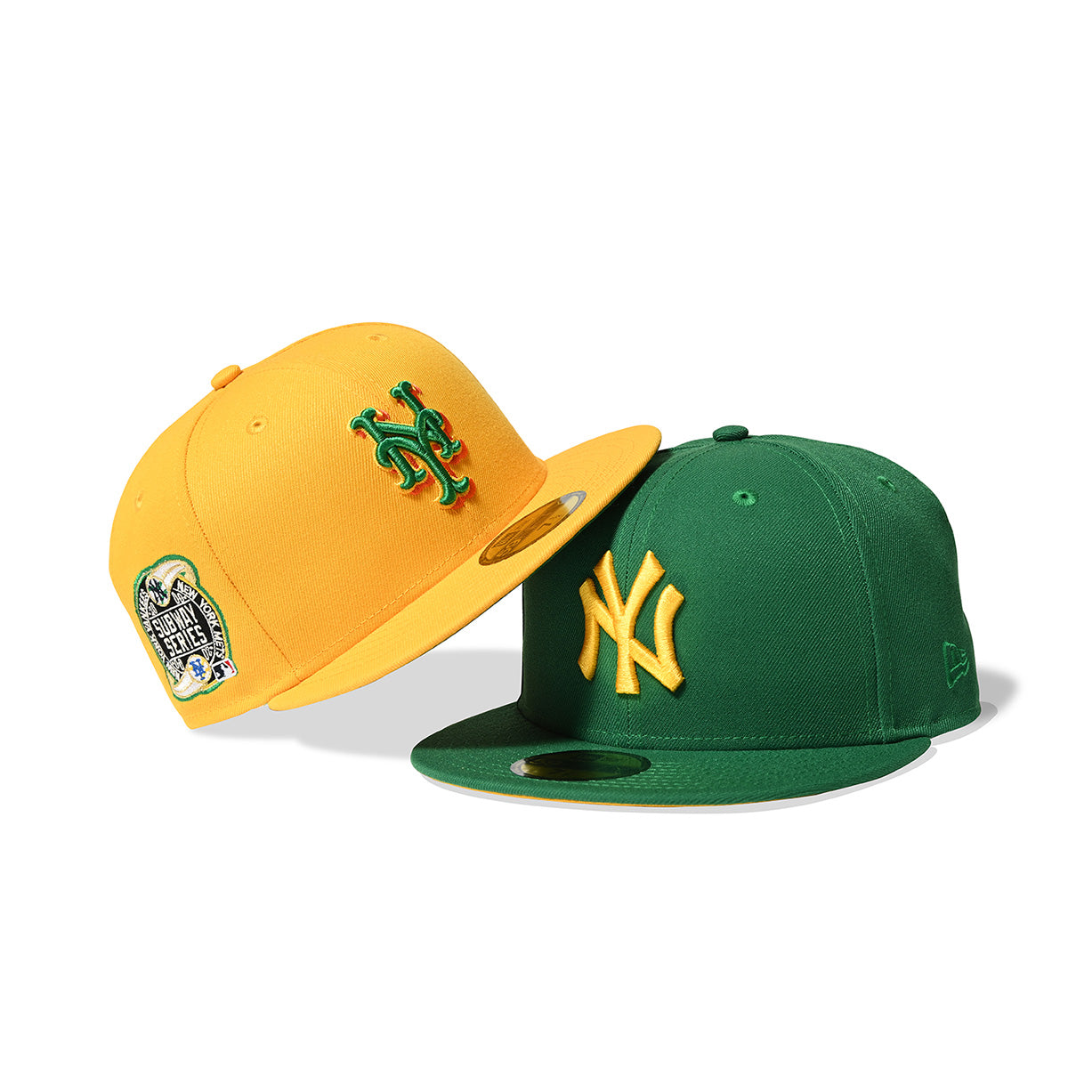 NEW ERA NEW YORK YANKEES - 59FIFTY CO 2000 SUBWAY KELLY GREEN 【70940911】