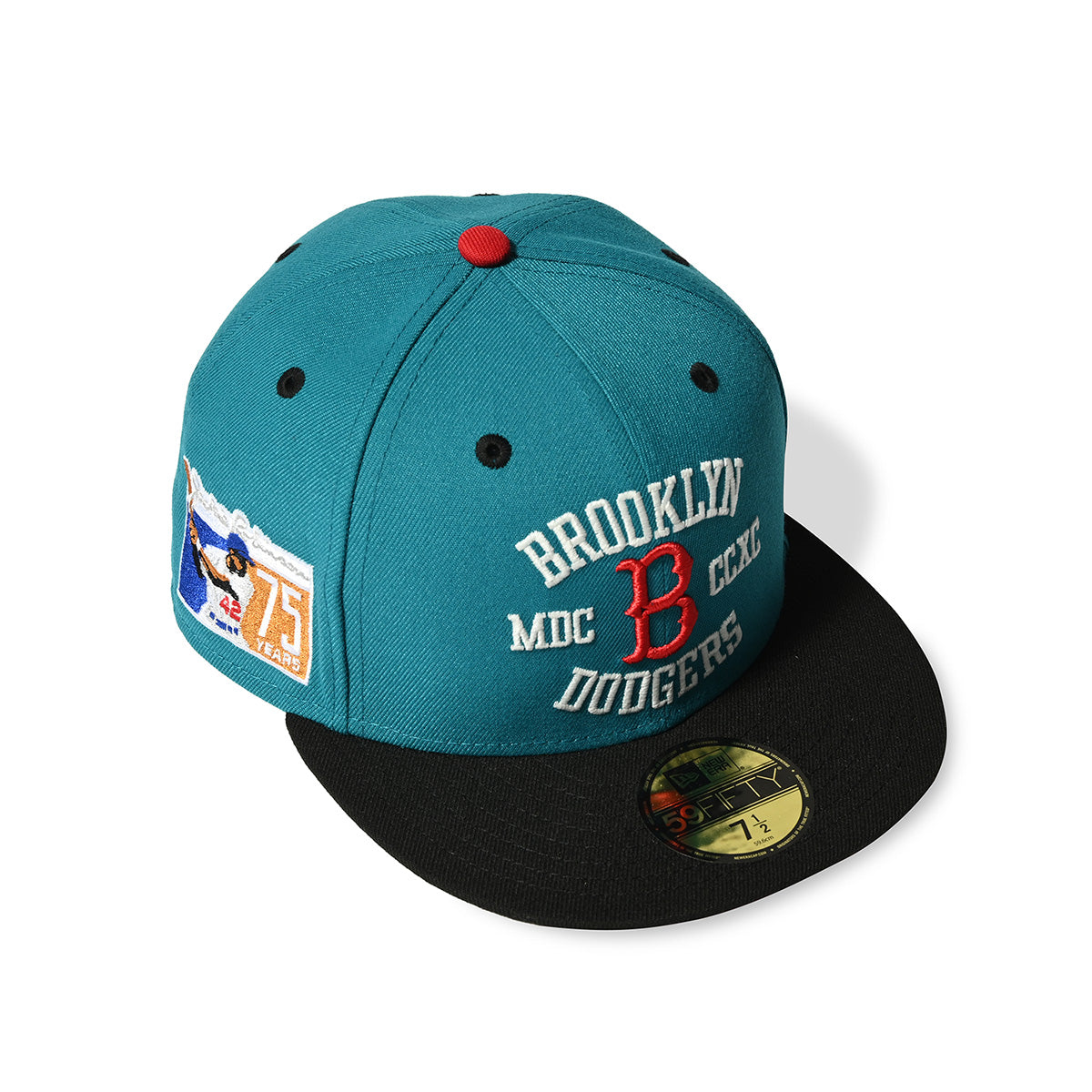 NEW ERA - BROOKLYN DODGERS CO J.ROBINSON 75 YEARS 59FIFTY TITLEWAVE【70973190】