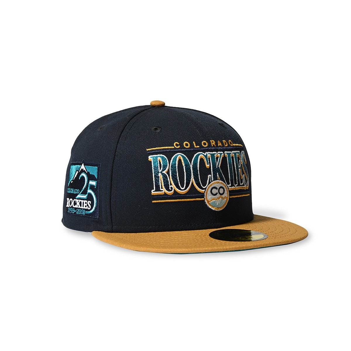 NEW ERA - COLORADO ROCKIES CO 25TH SEASON 59FIFTY NS NAVY/PANAMA TAN【70974438】