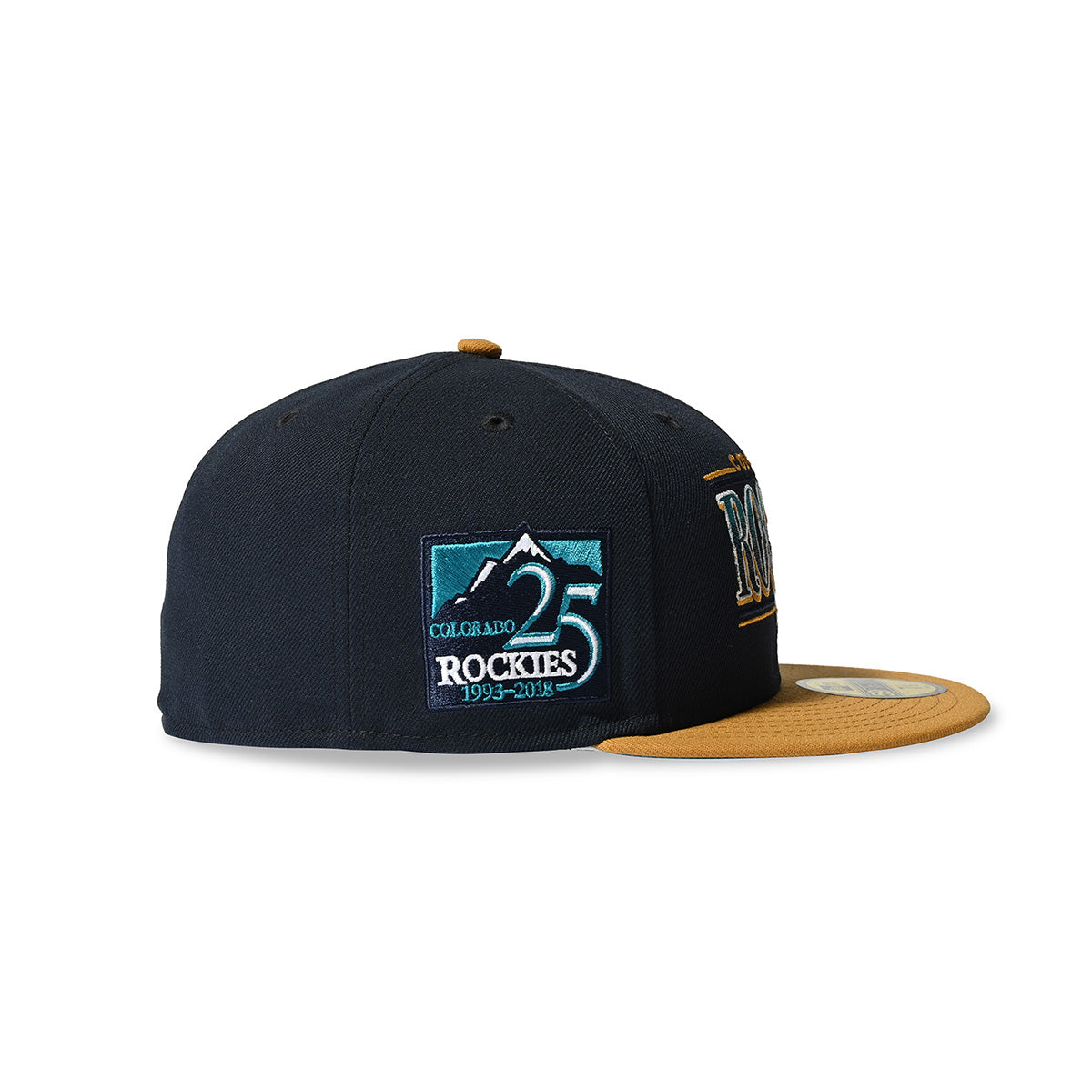 New Era Rockies 25th GAME別注 7 5/8 NEW ERA - COLORADO ROCKIES CO 25TH SEASON 59FIFTY NS NAVY/PANAMA