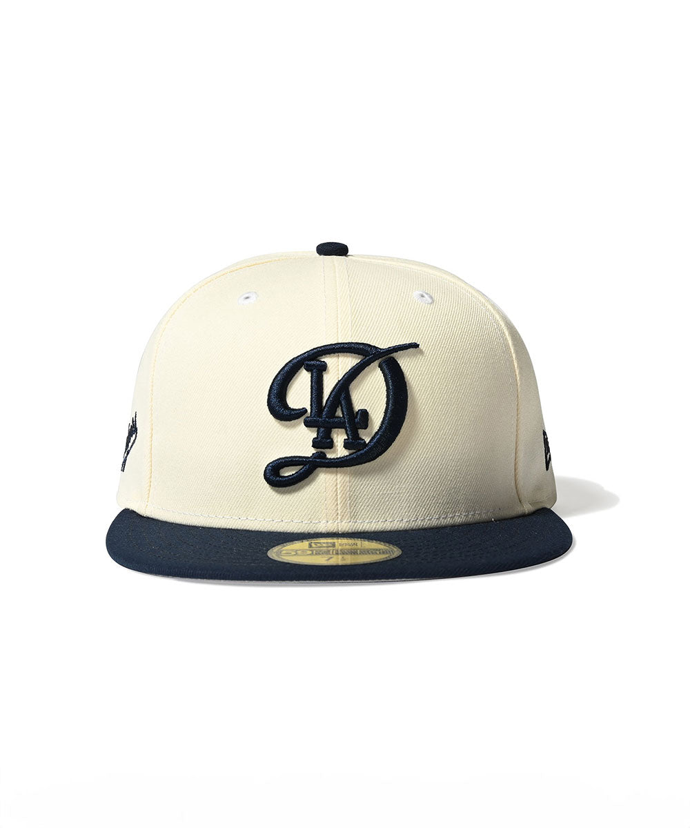 NEW ERA - Los Angeles Dodgers CO CITY CONNECT 59FIFTY Chrome White/OS Blue【70974510】