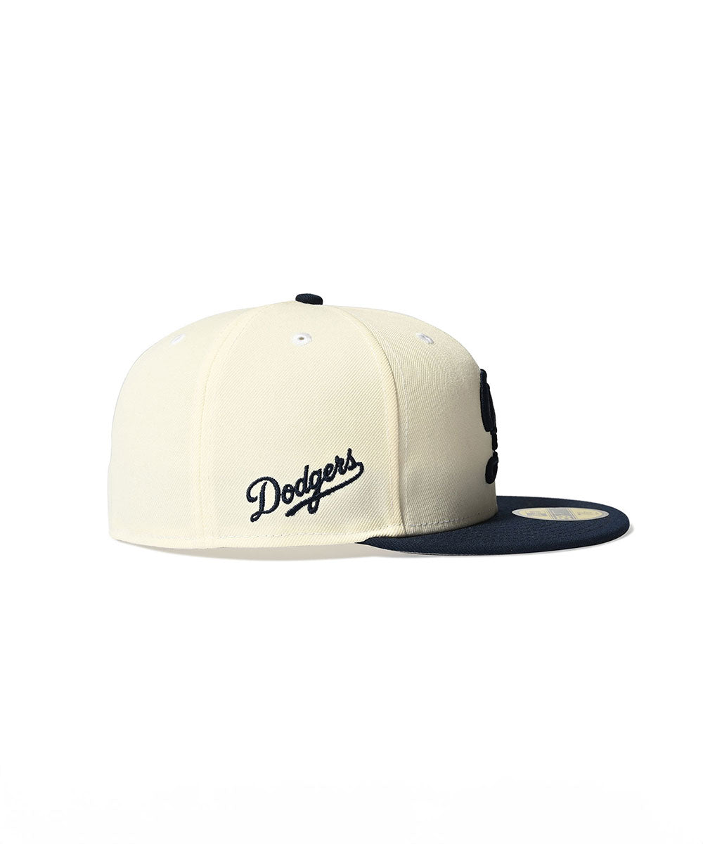 NEW ERA - Los Angeles Dodgers CO CITY CONNECT 59FIFTY Chrome White/OS Blue【70974510】