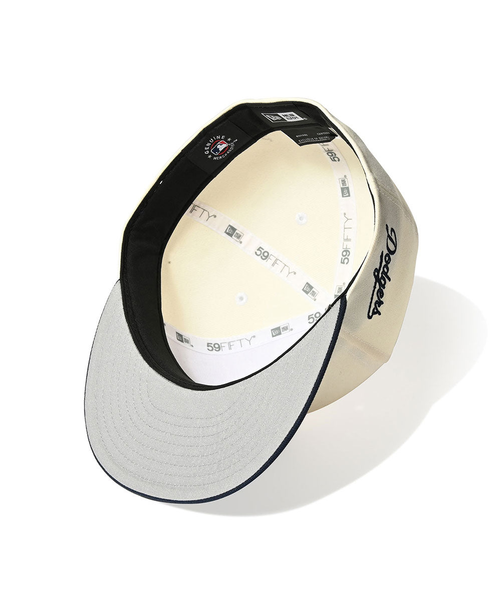 NEW ERA - Los Angeles Dodgers CO CITY CONNECT 59FIFTY Chrome White/OS Blue【70974510】