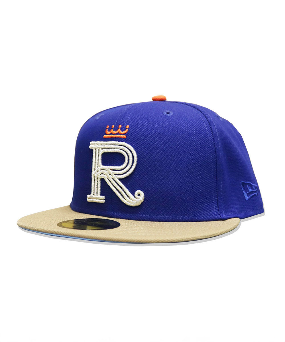 NEW ERA - Kansas City Royals CO FOUNTAIN CITY 59FIFTY DARK ROYAL/KHAKI【70978330】