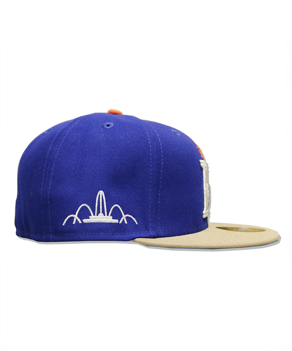 NEW ERA - Kansas City Royals CO FOUNTAIN CITY 59FIFTY DARK ROYAL/KHAKI【70978330】