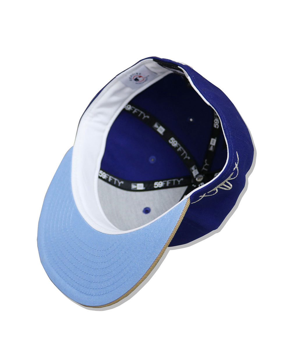 NEW ERA - Kansas City Royals CO FOUNTAIN CITY 59FIFTY DARK ROYAL/KHAKI【70978330】