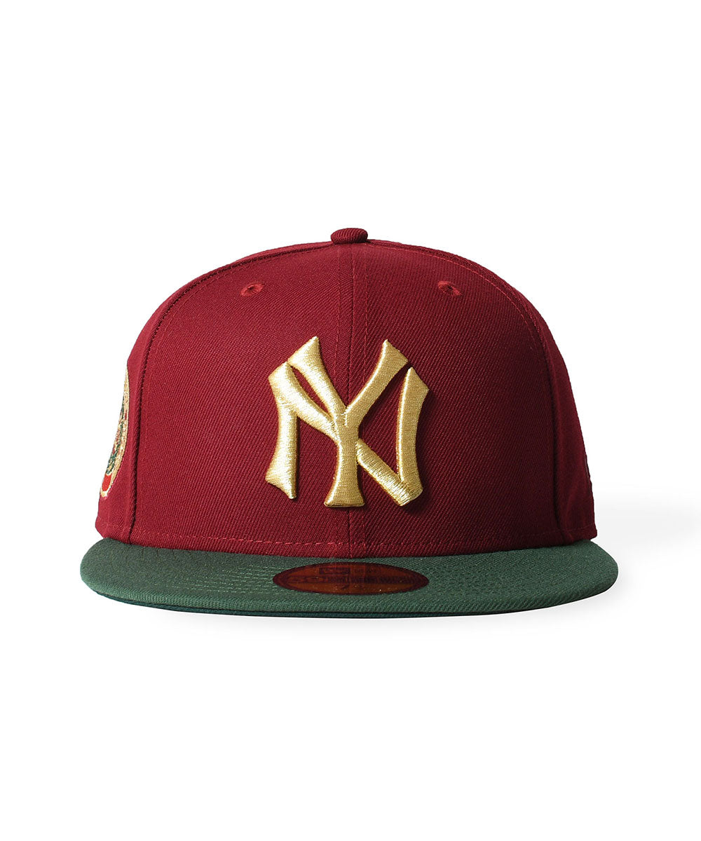 NEW ERA - NEW YORK YANKEES CO 1937 WS 59FIFTY CARDINAL/CILANTRO GRN 【70991352】