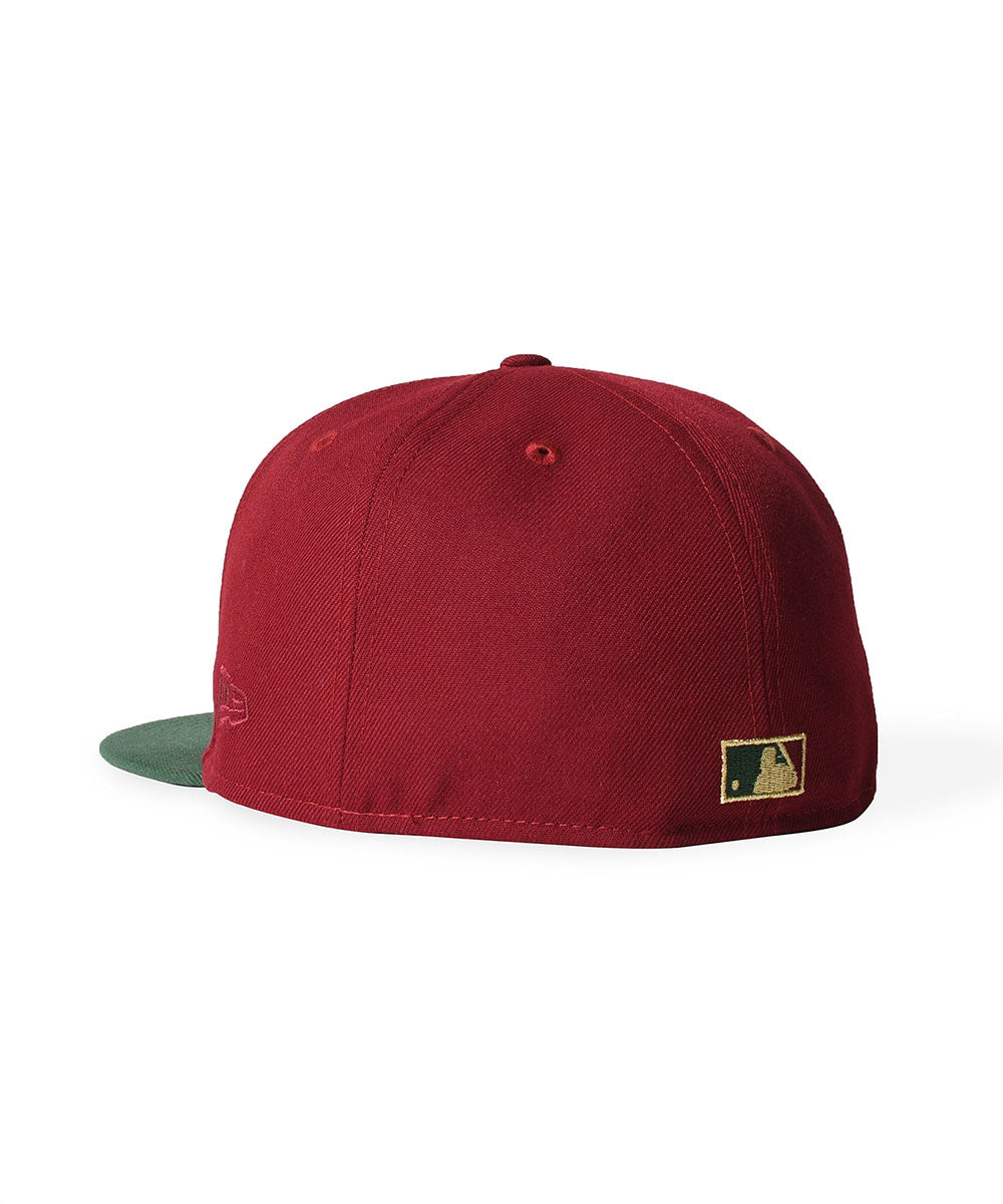 NEW ERA - NEW YORK YANKEES CO 1937 WS 59FIFTY CARDINAL/CILANTRO GRN 【70991352】