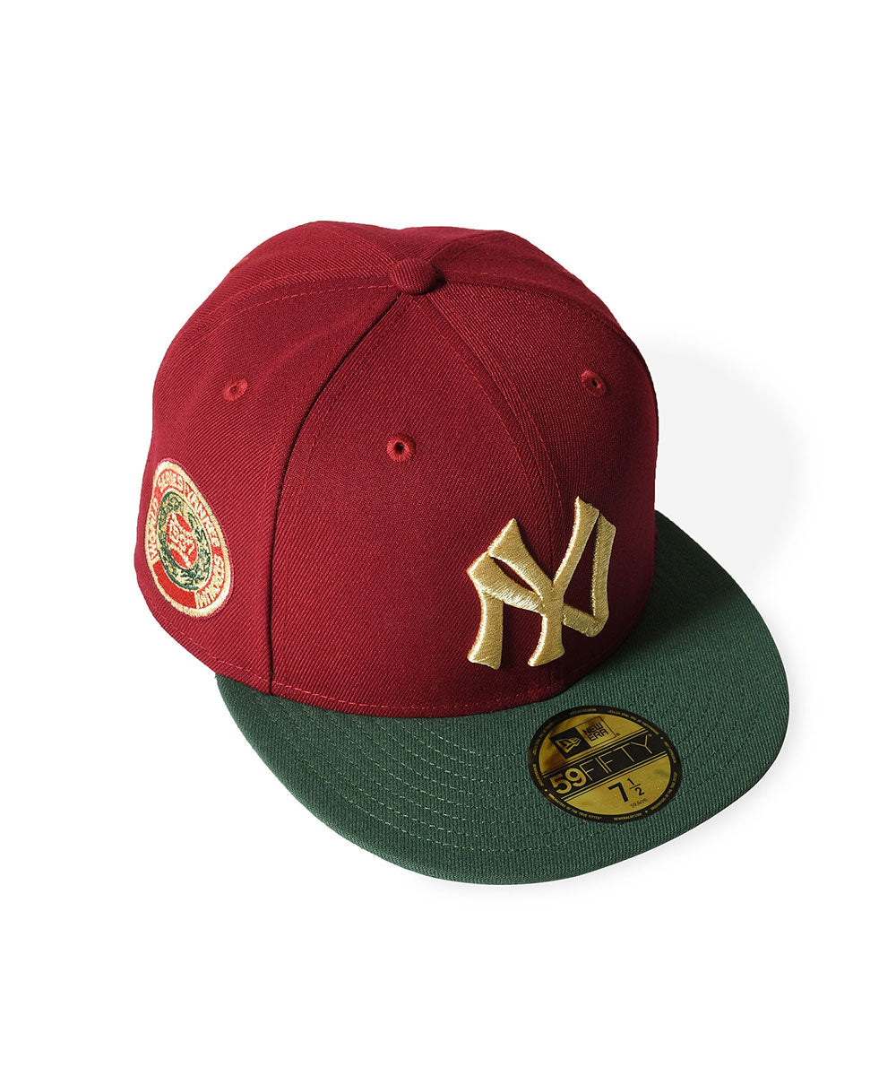 NEW ERA - NEW YORK YANKEES CO 1937 WS 59FIFTY CARDINAL/CILANTRO GRN 【70991352】