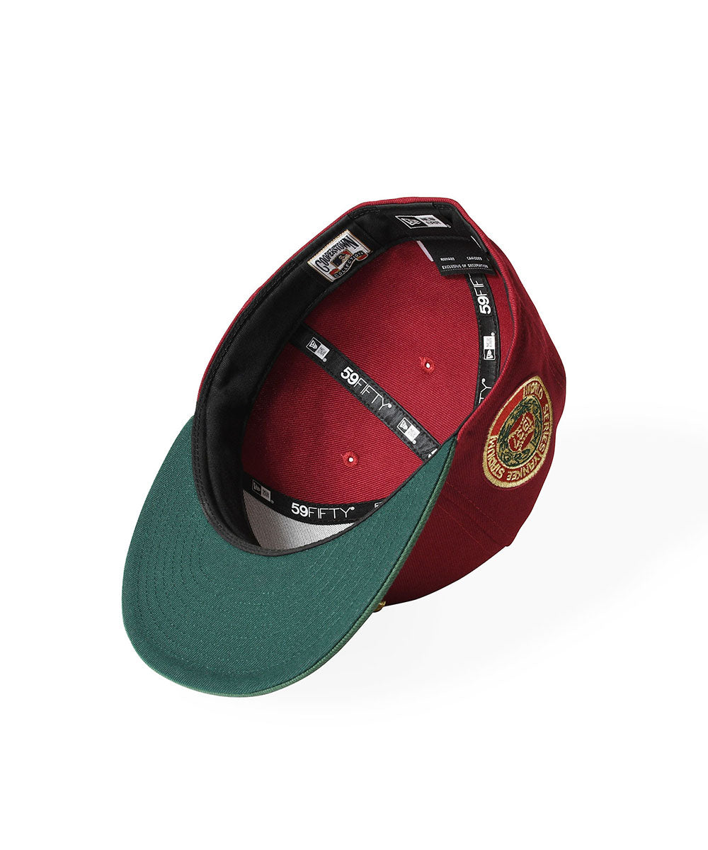 NEW ERA - NEW YORK YANKEES CO 1937 WS 59FIFTY CARDINAL/CILANTRO GRN 【70991352】