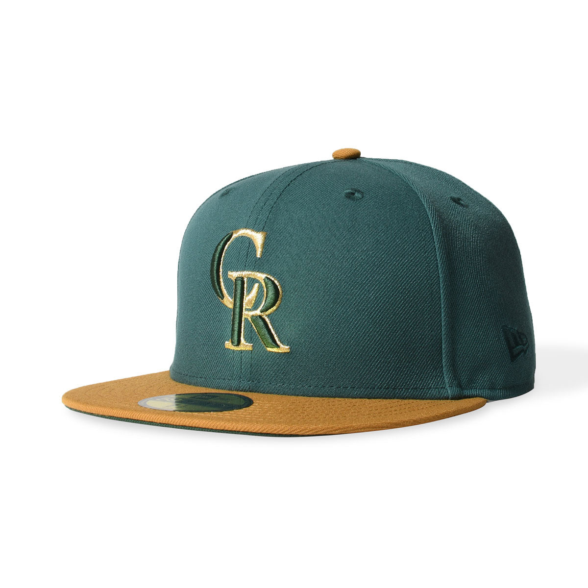 NEW ERA - COLORADO ROCKIES CO 10TH ANNIV 59FIFTY PINE NEEDLE GRN/PNM TAN 【70991356】