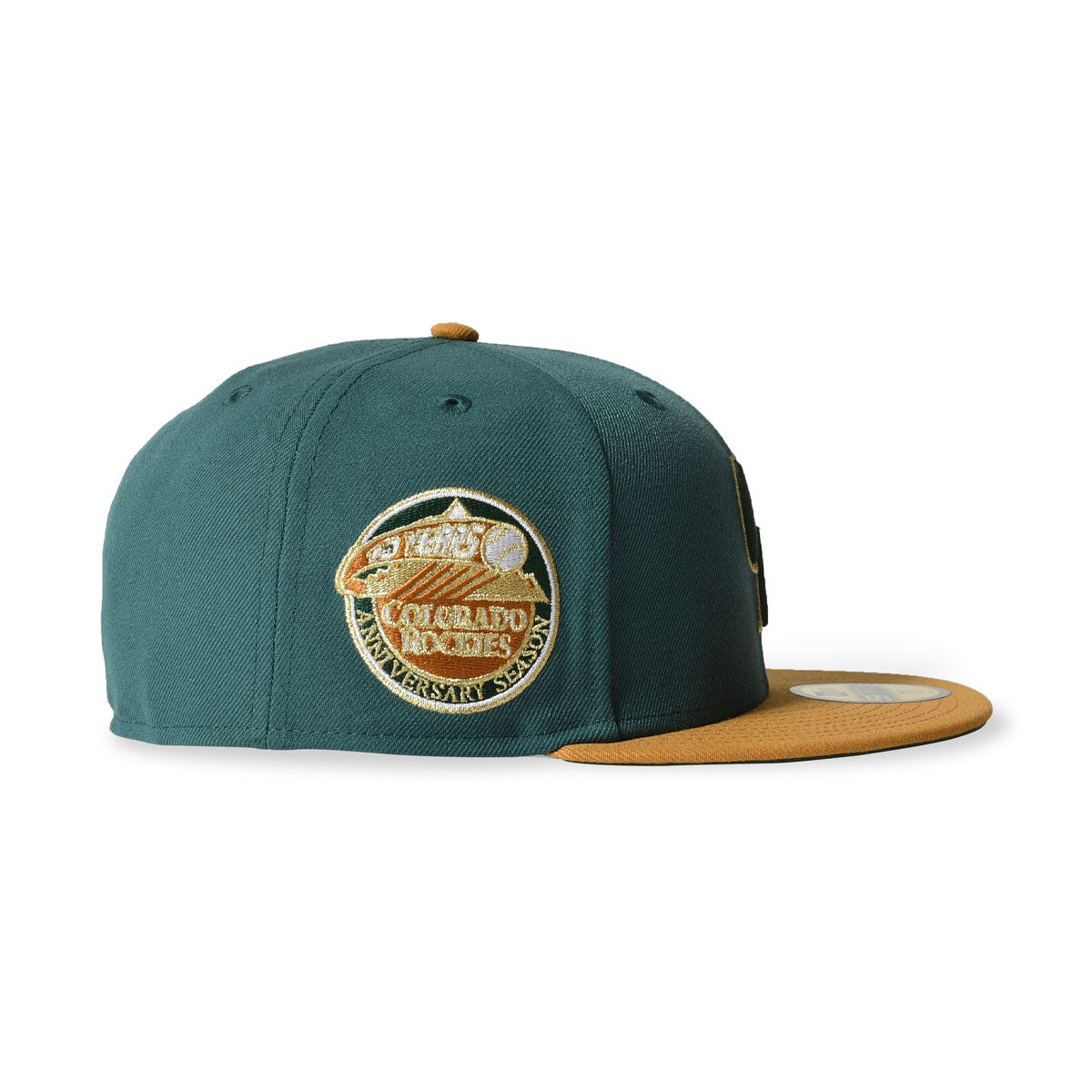 NEW ERA - COLORADO ROCKIES CO 10TH ANNIV 59FIFTY PINE NEEDLE GRN/PNM TAN 【70991356】