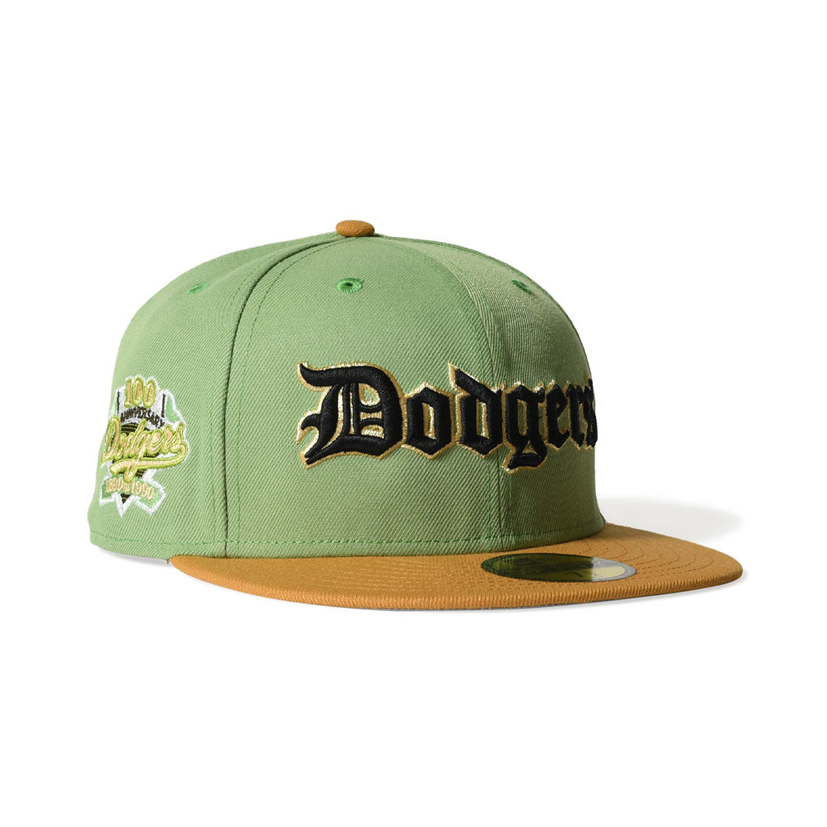 NEW ERA - LOS ANGELES DODGERS CO 100TH ANNIV 59FIFTY MATCHA GRN/PNM TAN 【70991624】