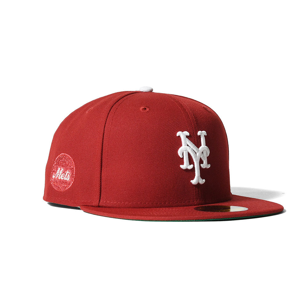 NEW ERA - NEW YORK METS 59FIFTY CO SKYLINE BALL HOT RED 【70991625】