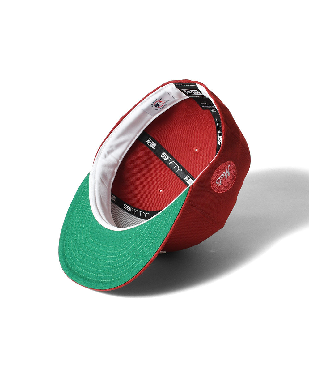 NEW ERA - NEW YORK METS 59FIFTY CO SKYLINE BALL HOT RED 【70991625】