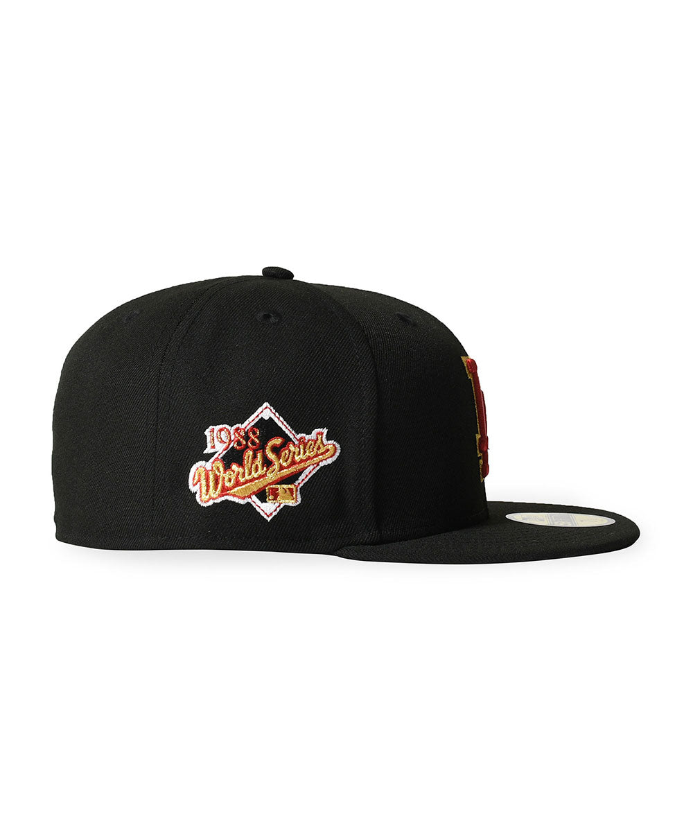 NEW ERA - LOS ANGELES DODGERS CO 1988 WS 59FIFTY BLACK 【70991634】
