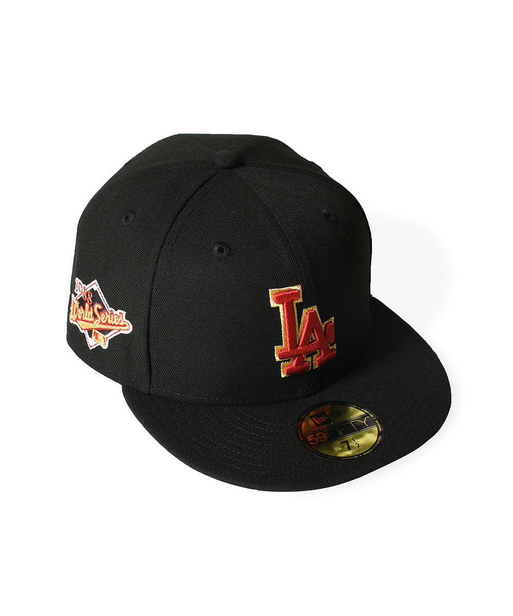 NEW ERA - LOS ANGELES DODGERS CO 1988 WS 59FIFTY BLACK 【70991634】