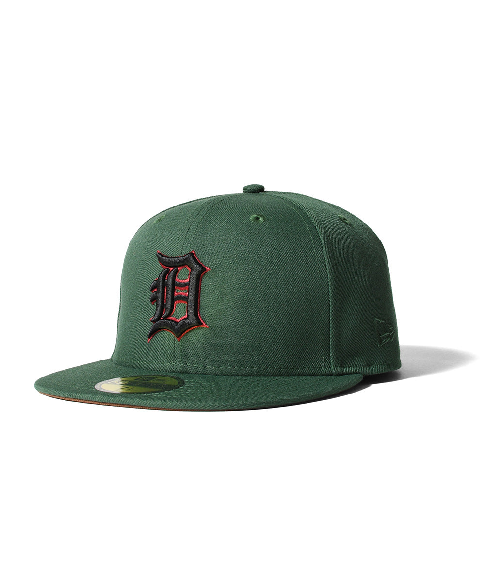 NEW ERA - DETOROIT TIGERS CO PRIMARY LOGO 59FIFTY DARK GREEN【70991637】
