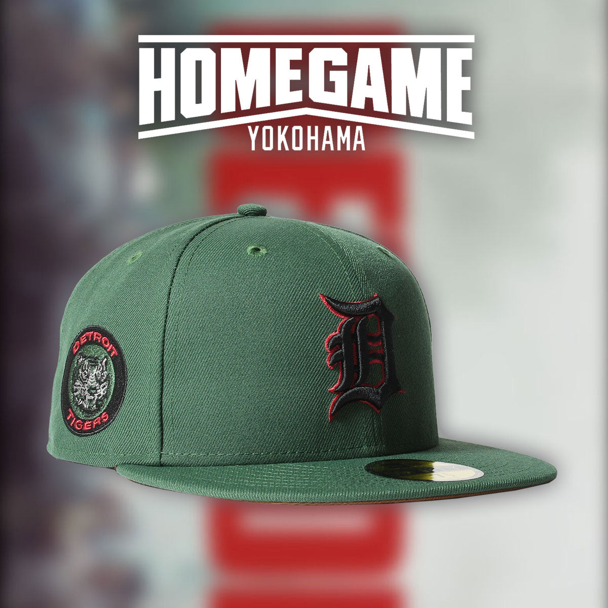 NEW ERA - DETOROIT TIGERS CO PRIMARY LOGO 59FIFTY DARK GREEN【70991637】