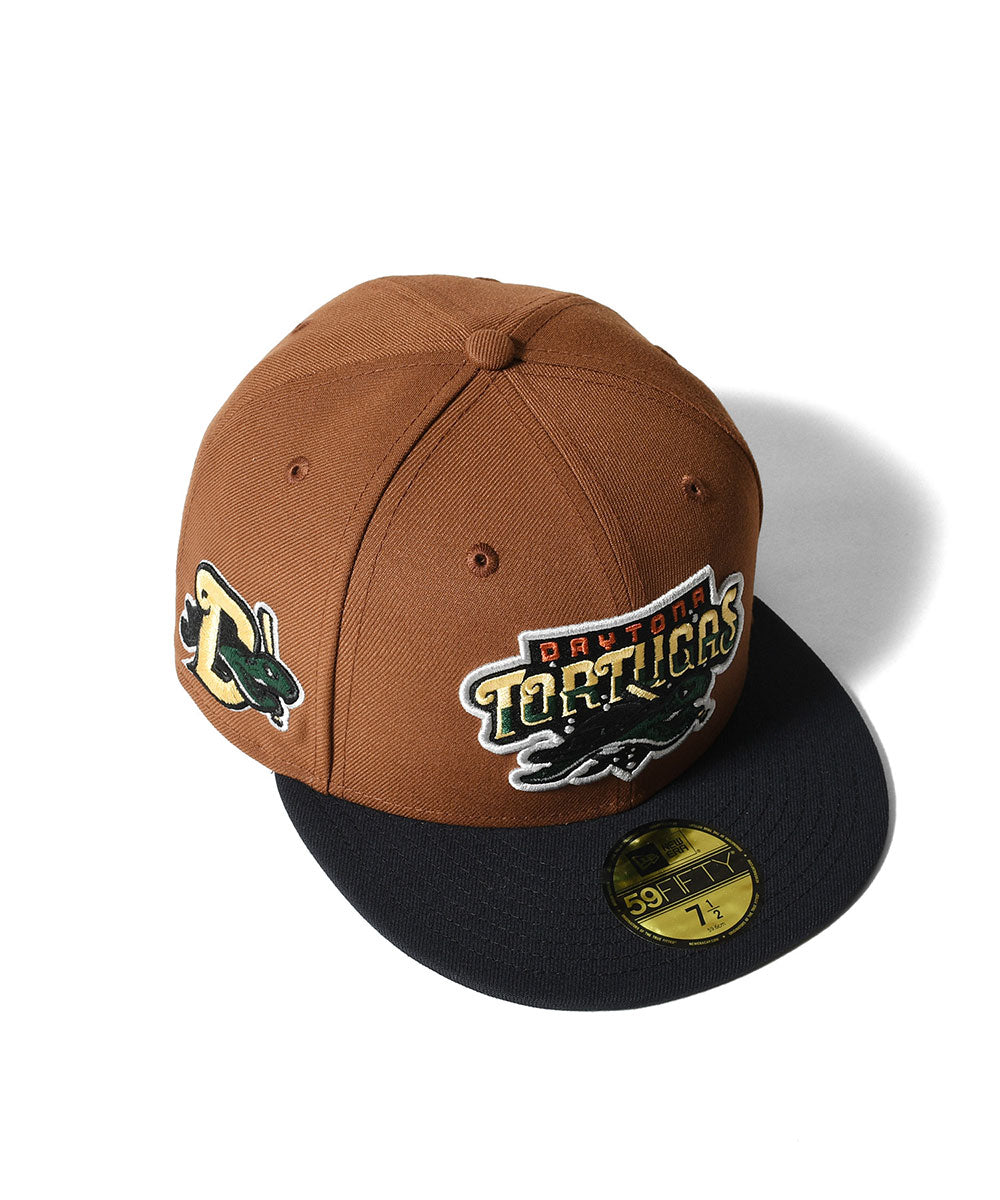 NEW ERA - DAYTONA TORTUGAS CO 2015 MiLB 59FIFTY TIRAMISU/NAVY 【70992033】