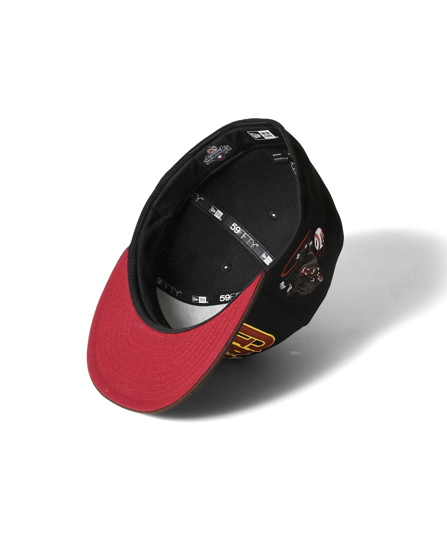 NEW ERA - FRESNO GRIZZLIES CO BEAR PITCHER MiLB 59FIFTY BLACK/BURNT WOOD 【70992036】