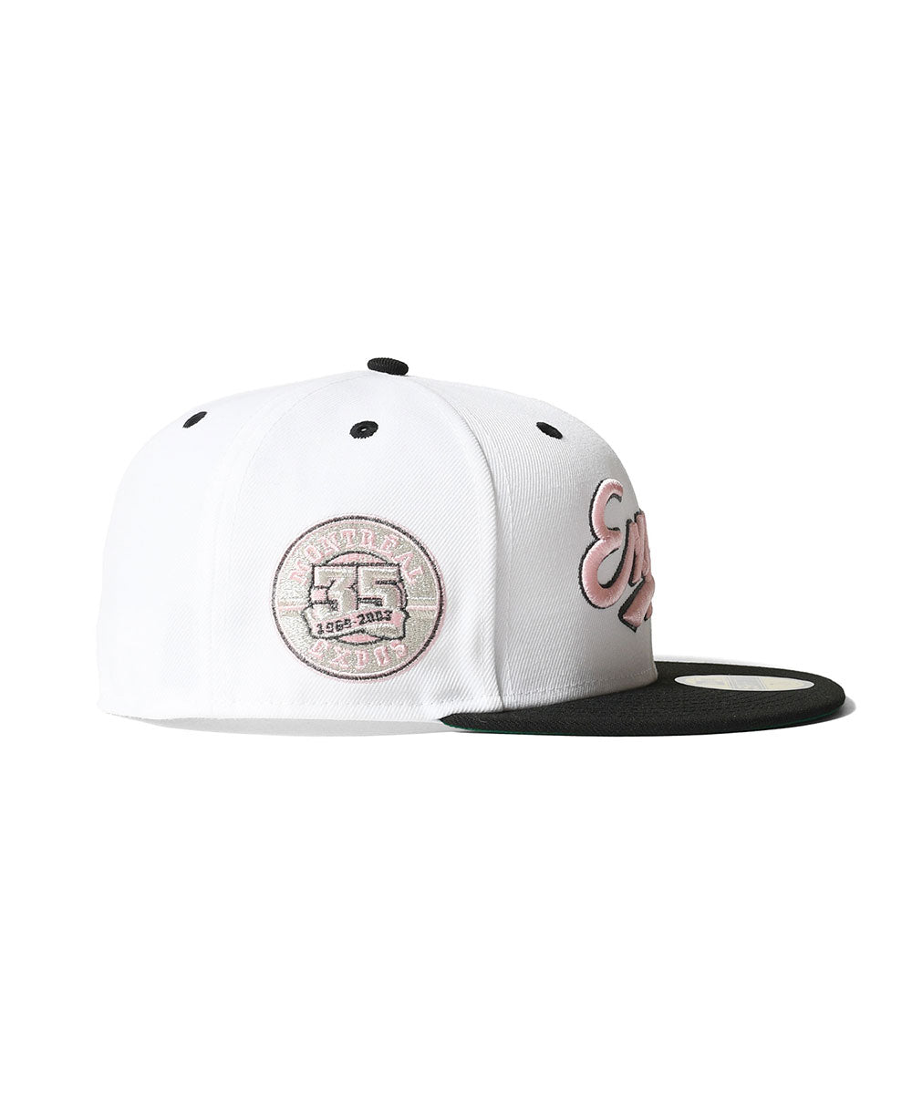 NEW ERA - MONTREAL EXPOS 59FIFTY CO 35TH OPTIC WHITE/BLACK 【70992042】