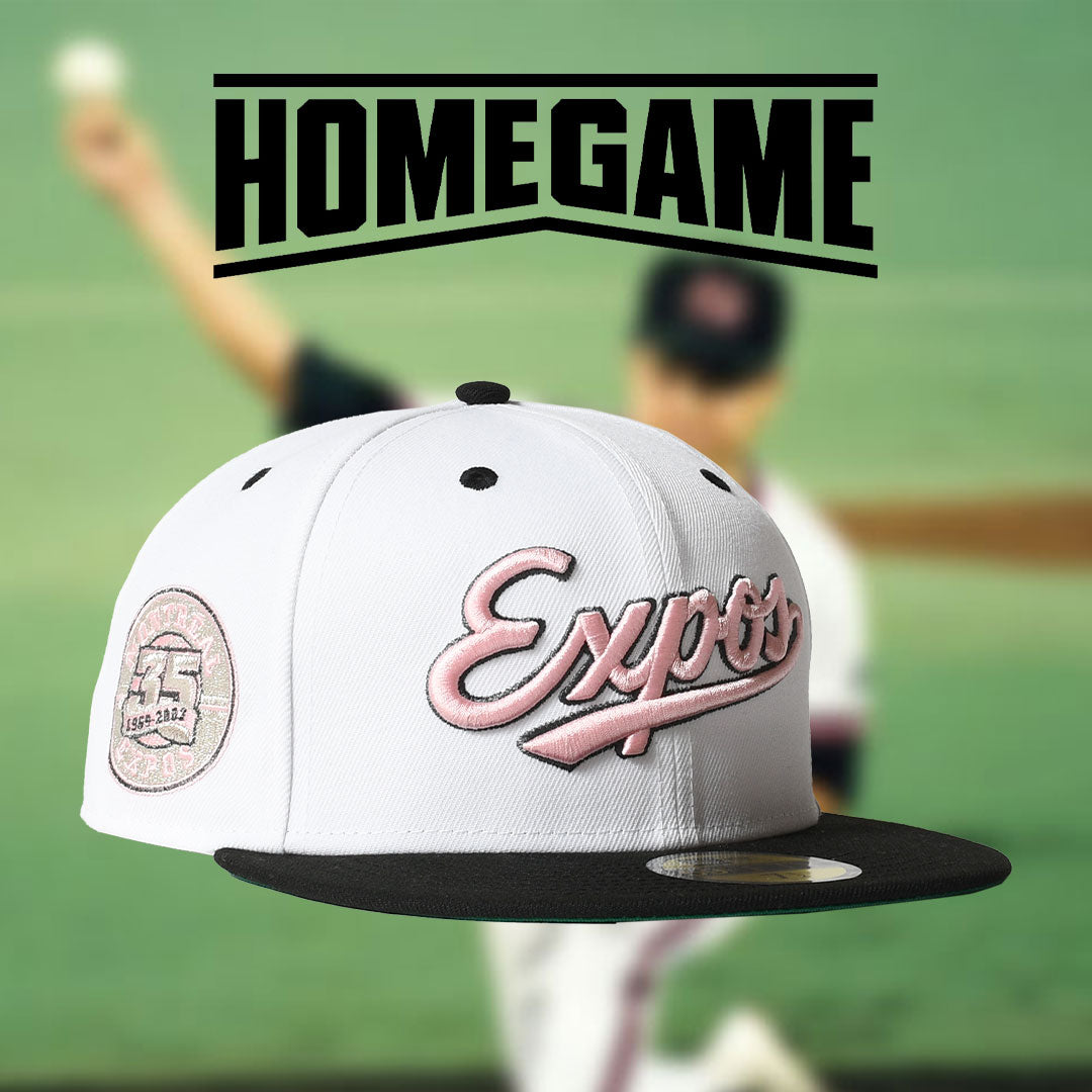 NEW ERA - MONTREAL EXPOS 59FIFTY CO 35TH OPTIC WHITE/BLACK