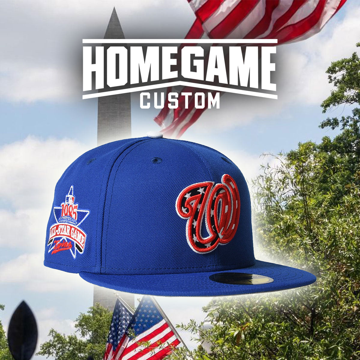 NEW ERA - Washington Nationals CO 1985 ASG 59FIFTY MAJESTIC BLUE 【70992046】