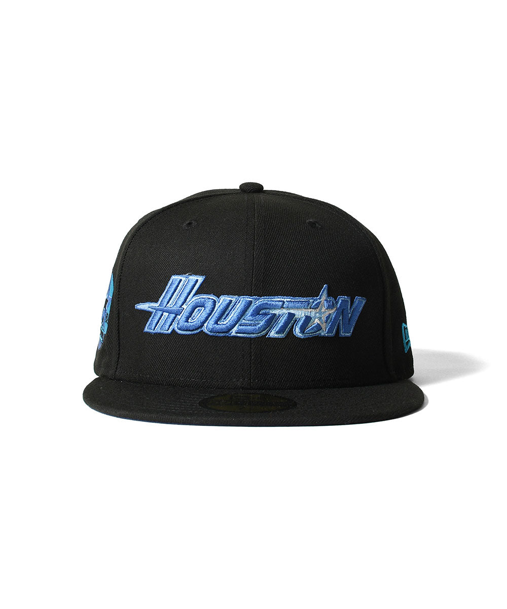 NEW ERA - HOUSTON ASTROS CO STADIUM 35 GREAT YEARS 59FIFTY BLACK 【70992398】