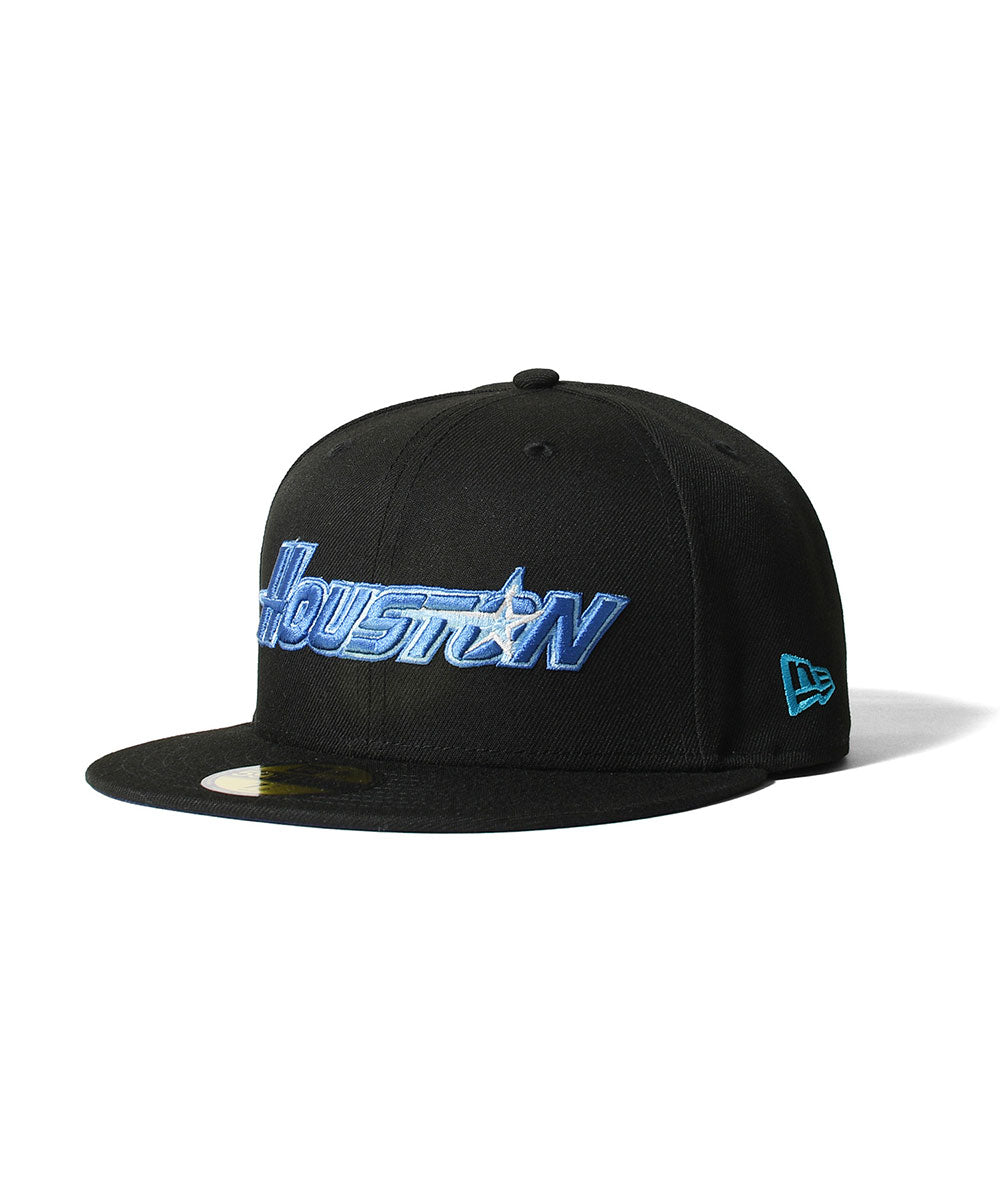 NEW ERA - HOUSTON ASTROS CO STADIUM 35 GREAT YEARS 59FIFTY BLACK 【70992398】