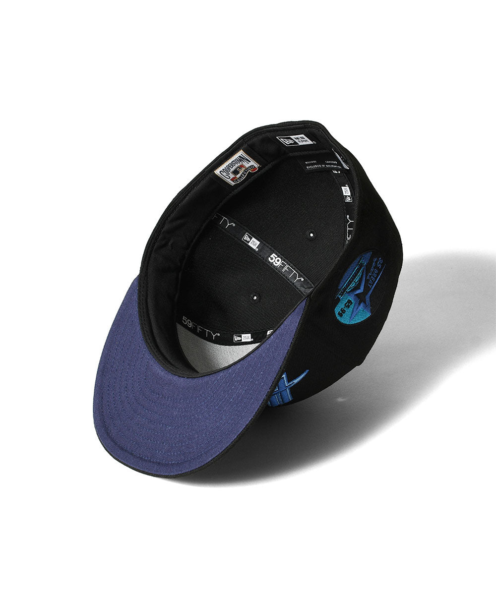 NEW ERA - HOUSTON ASTROS CO STADIUM 35 GREAT YEARS 59FIFTY BLACK 【70992398】