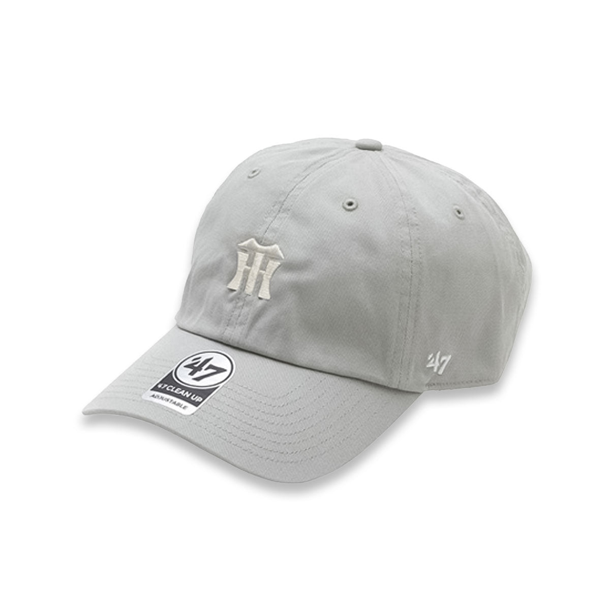 ’47 BRAND 阪神 Tigers CLEAN UP MINI LOGO GREY 【NPB-BSRNR04GWS】