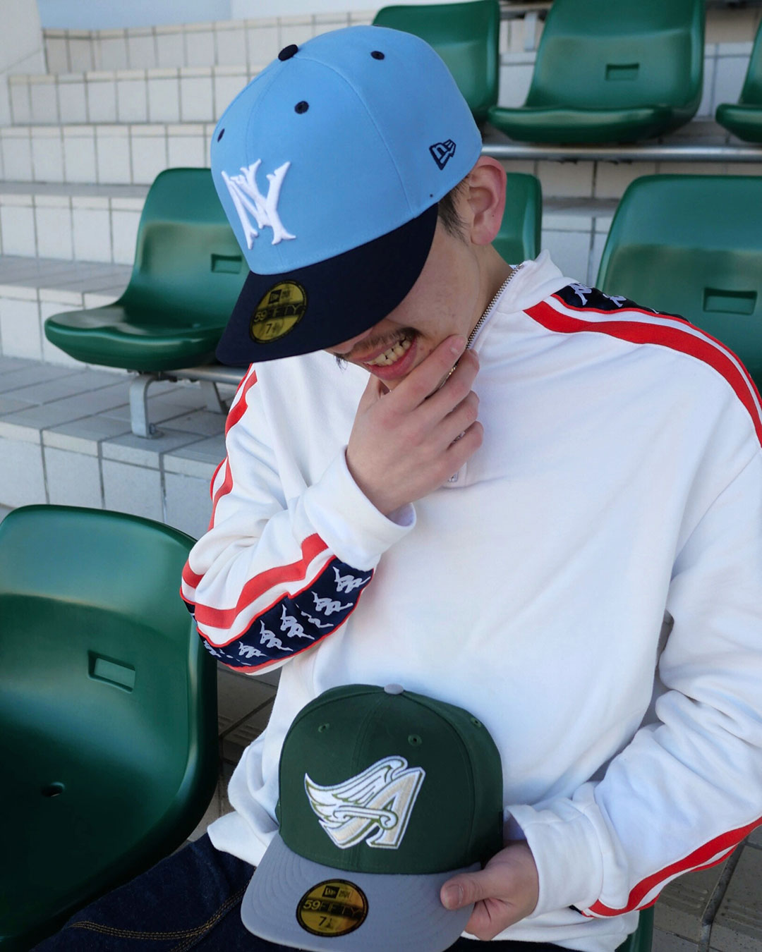 NEW ERA - NEW YORK HIGHLANDERS 59FIFTY SKYBLUE NAVY【71006598】