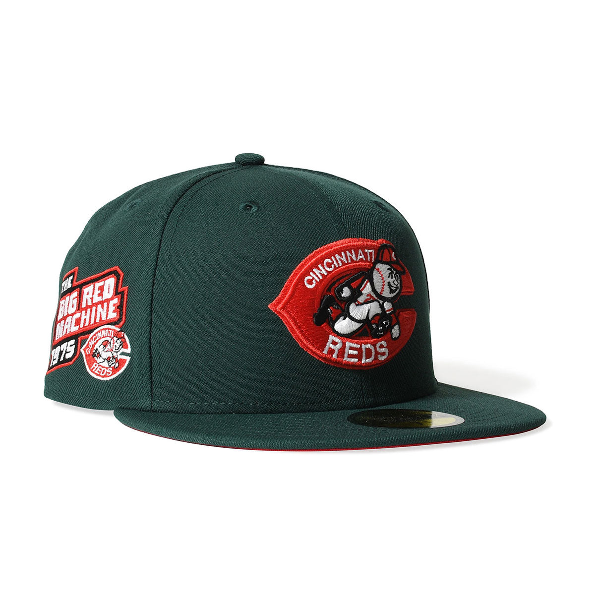 NEW ERA - CINCINNATI REDS CO 1975 BIG RED MACHINE 59FIFTY DK GREEN【71006599】