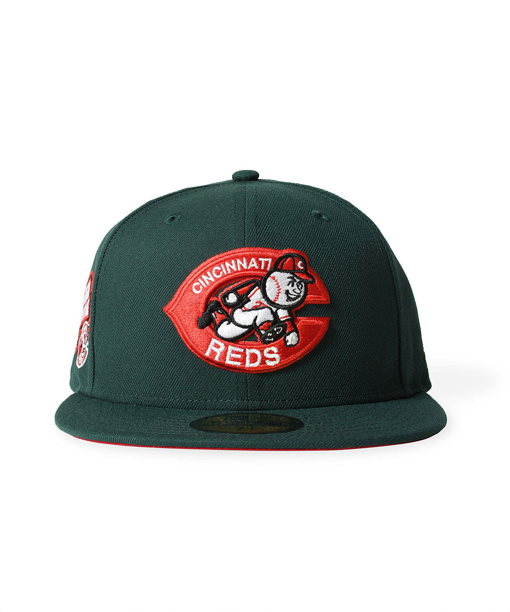 NEW ERA - CINCINNATI REDS CO 1975 BIG RED MACHINE 59FIFTY DK GREEN【71006599】
