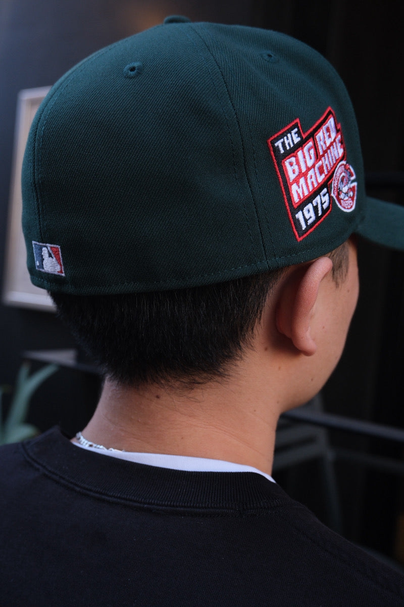 NEW ERA - CINCINNATI REDS CO 1975 BIG RED MACHINE 59FIFTY DK GREEN【71006599】