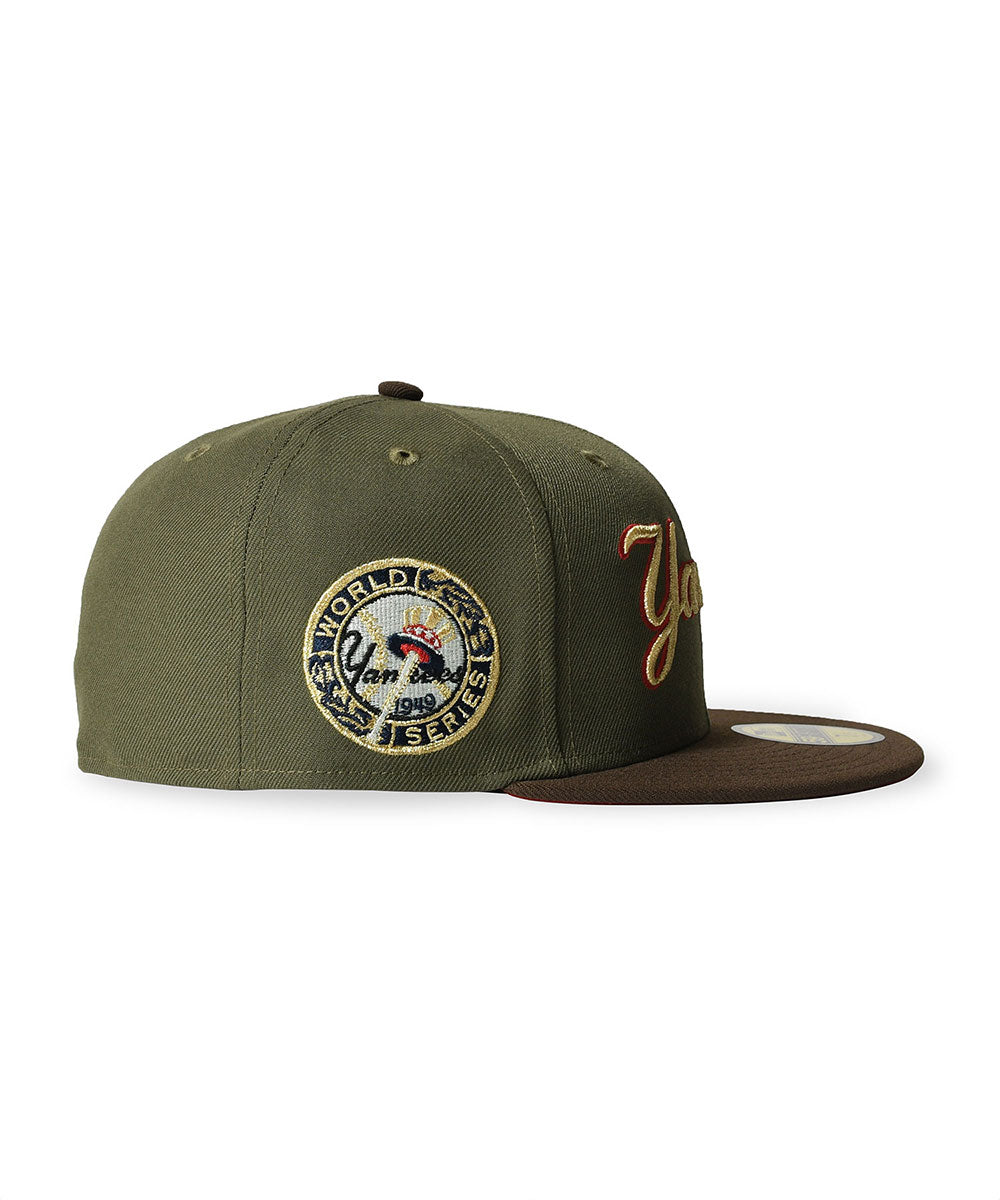 NEW ERA - NEW YORK YANKEES CO 1949 WS 59FIFTY NEW OLIVE WALNUT 【71006617】