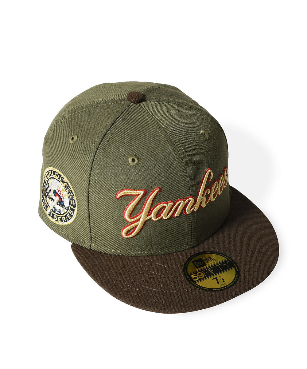 NEW ERA - NEW YORK YANKEES CO 1949 WS 59FIFTY NEW OLIVE WALNUT 【71006617】