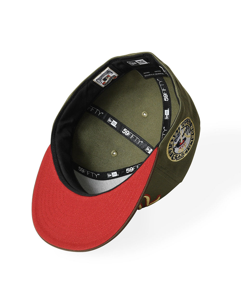 NEW ERA - NEW YORK YANKEES CO 1949 WS 59FIFTY NEW OLIVE WALNUT 【71006617】