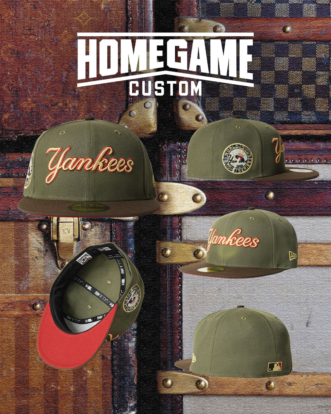 NEW ERA - NEW YORK YANKEES CO 1949 WS 59FIFTY NEW OLIVE WALNUT 【71006617】