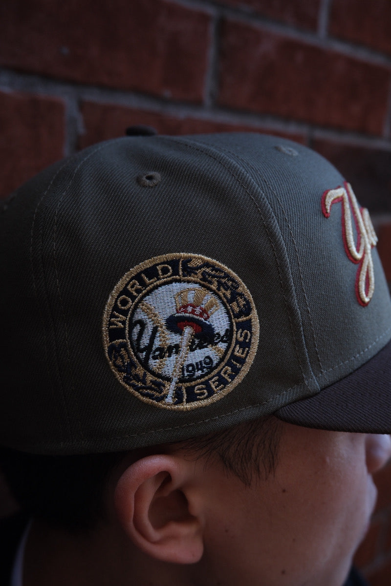 NEW ERA - NEW YORK YANKEES CO 1949 WS 59FIFTY NEW OLIVE WALNUT 【71006617】