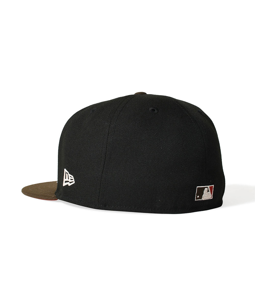 NEW ERA - NEW YORK METS CO 50TH ANNIV 59FIFTY BLACK/WALNUT 【71006620】