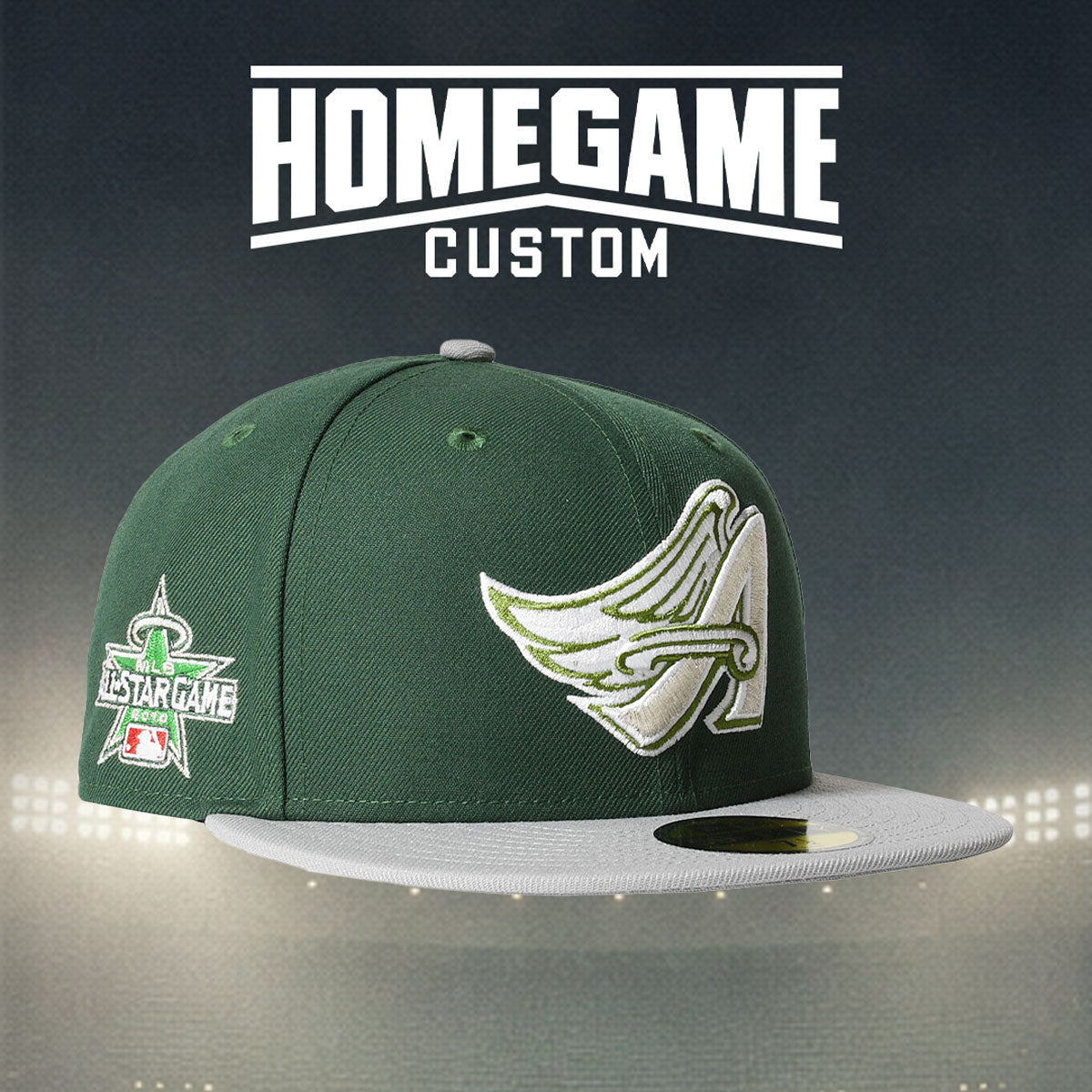 NEW ERA - ANAHEIM ANGELS CO All Star Game 2010 59FIFTY CILANTRO GREEN 【71006622】