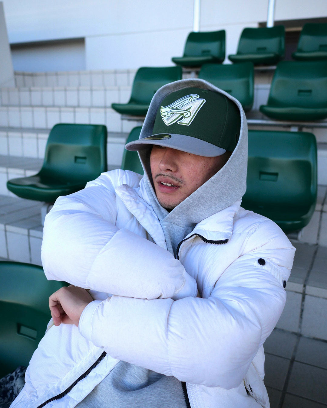 NEW ERA - ANAHEIM ANGELS CO All Star Game 2010 59FIFTY CILANTRO GREEN 【71006622】