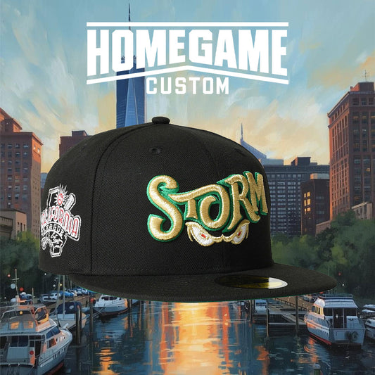 NEW ERA - LAKE ELSINORE STORM CO CALIFORNIA LEAGUE 59FIFTY BLACK 【71006624】