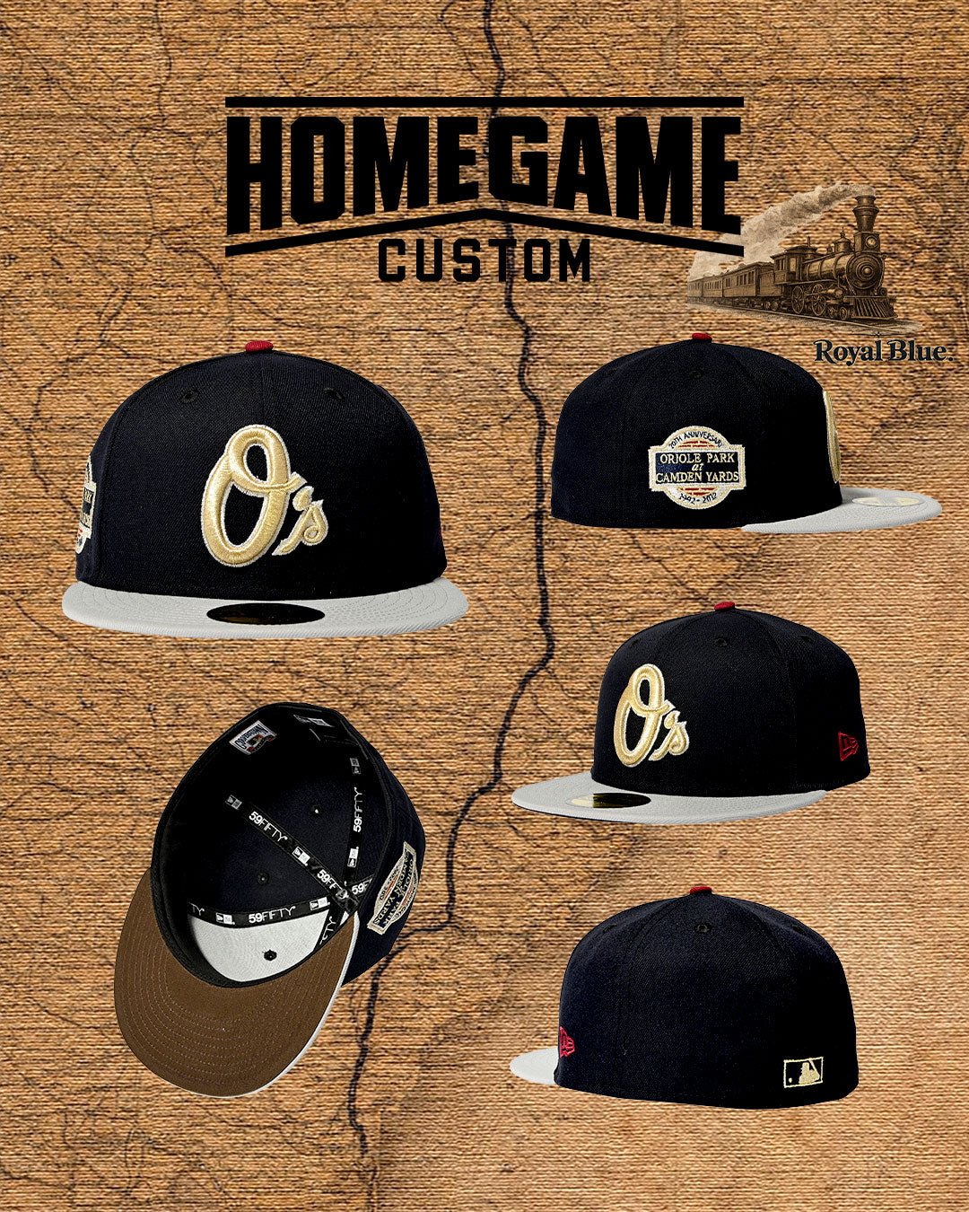 NEW ERA - Baltimore Orioles 20th Anniversary 59FIFTY NAVY/GRAY