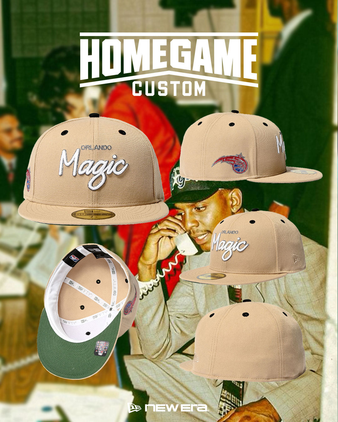 NEW ERA - ORLANDO MAGIC CO CITY SERIES 59FIFTY CAMEL 【71021924】