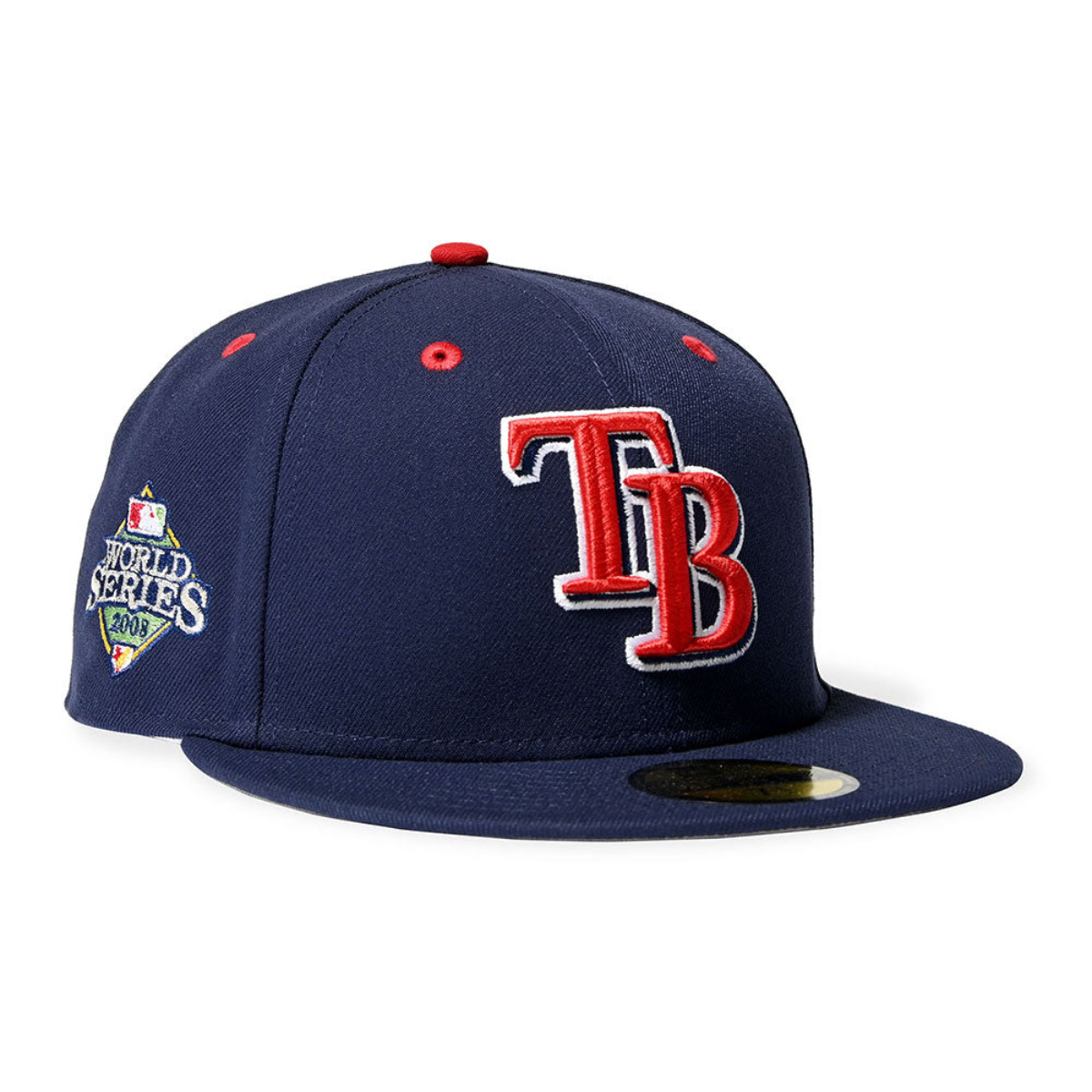 NEW ERA - TAMPA BAY RAYS CO 2008 WS 59FIFTY LIGHT NAVY 【71021927】