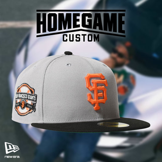 NEW ERA - SAN FRANCISCO GIANTS CO INAUGURAL 2000 59FIFTY GRAY/BLK【71023869】