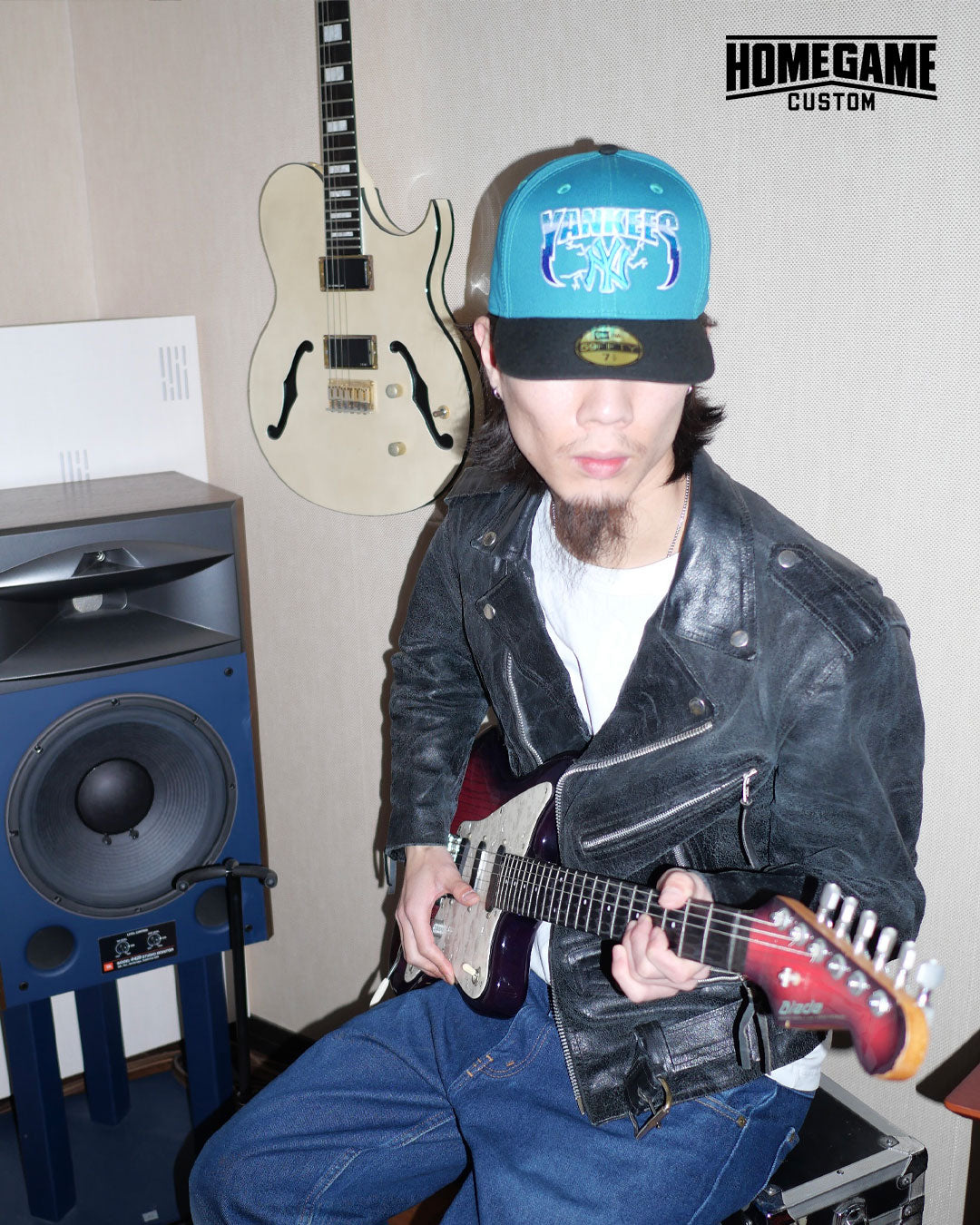 NEW ERA - NEW YORK YANKEES CO LIGHTNING NY 59FIFTY SHARK TEAL/BLACK 【71023875】